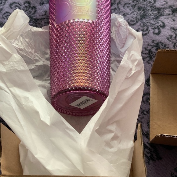 Walt Disney World 50th Anniversary Geometric Starbucks Pink Tumbler - Picture 15 of 16